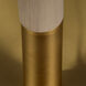 Morgana 64.5 inch 150.00 watt Natural Wood and Antique Brass Floor Lamp Portable Light