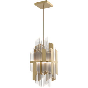 Rowland LED 19.75 inch Titanium Gold Pendant Ceiling Light