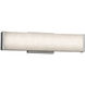 Clouds 18.5 inch Brushed Nickel Vanity Light Wall Light