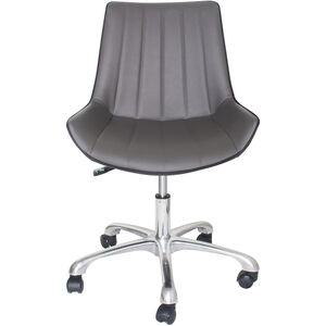 Mack Grey Swivel Office Chair
