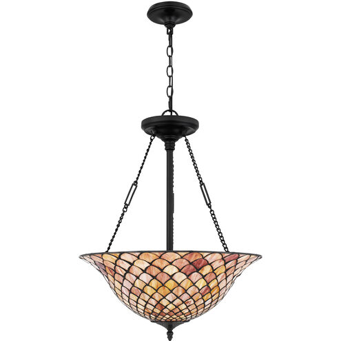 Ursa 3 Light 20 inch Matte Black Pendant Ceiling Light