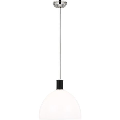 Hadley 1 Light 13 inch Polished Nickel Pendant Ceiling Light