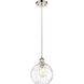 Ballston Athens Water Glass 1 Light 8 inch Polished Nickel Mini Pendant Ceiling Light