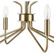 Genista 9 Light 28 inch Brass Chandelier Ceiling Light