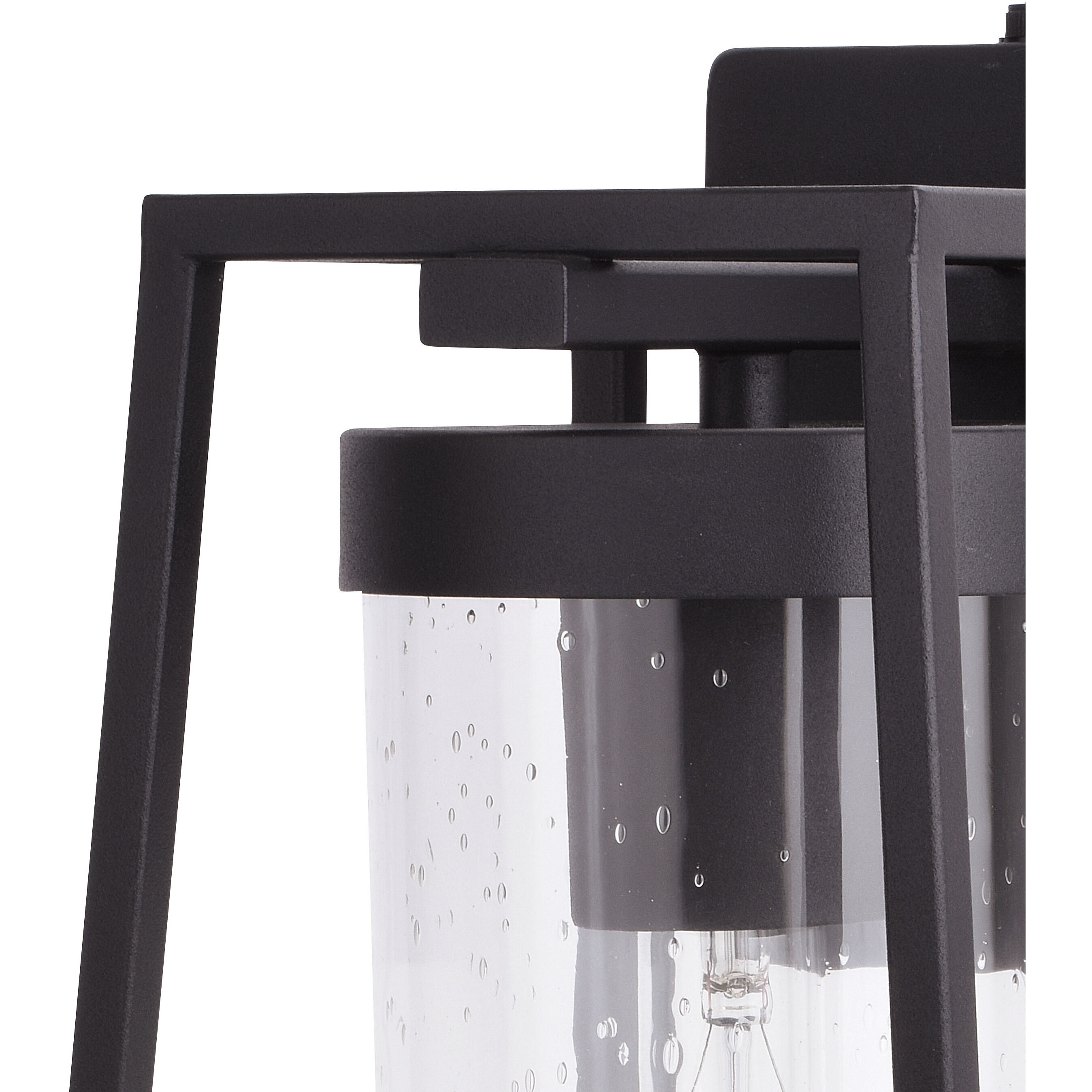 Nash LED 15.75 inch Textured Black Outdoor Wall