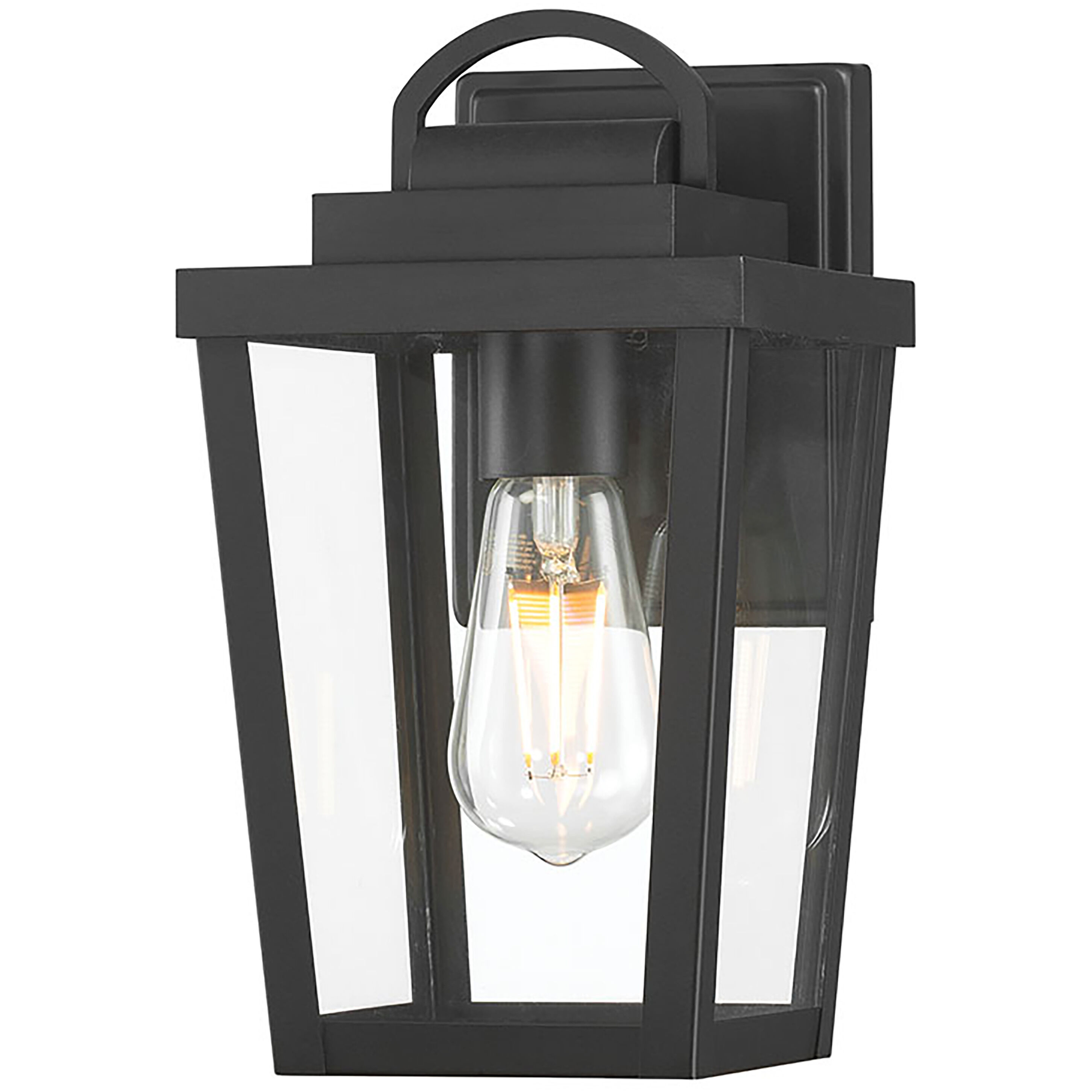 Brenwick 1 Light 11.25 inch Powder Coated Black Outdoor Wall Sconce