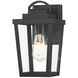 Brenwick 1 Light 11.25 inch Powder Coated Black Outdoor Wall Sconce