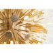 Canada 30 Light 36 inch Brass Chandelier Ceiling Light