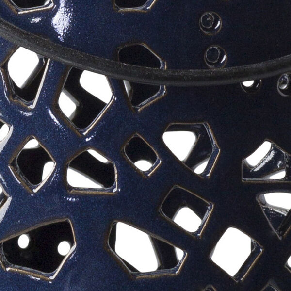 Avery 5.75 inch Navy Outdoor Lantern, Medium