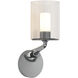 Elena 1 Light 6.3 inch Polished Chrome Bathroom Wall Light