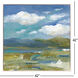 In All His Beauty Blue and Green and White Canvas