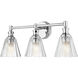 Auden 3 Light 23.75 inch Chrome Bath Vanity Wall Light