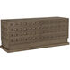 Didier 72 X 22 inch Greige Walnut Sideboard