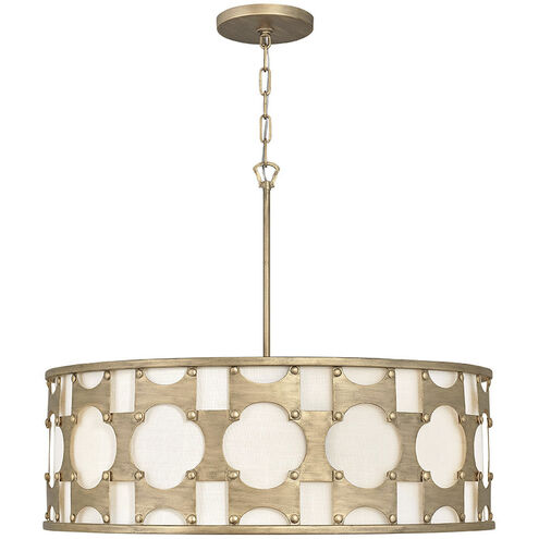 Carter LED 29 inch Burnished Gold Indoor Chandelier Ceiling Light