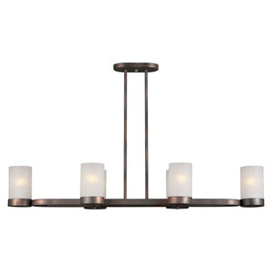 Signature 6 Light 13 inch Antique Bronze Chandelier Ceiling Light