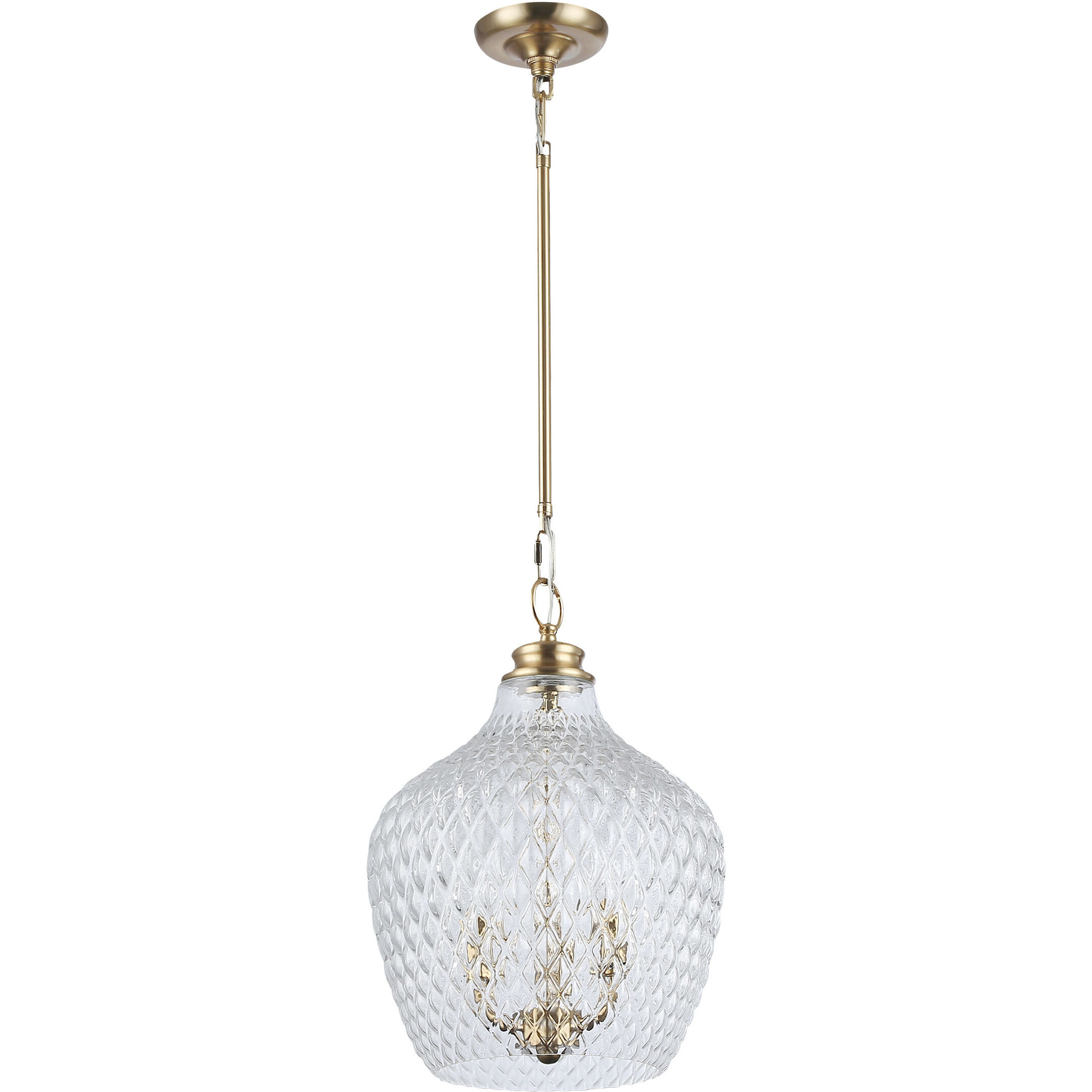 Adeline Pendant Ceiling Light in Modern Brushed Gold