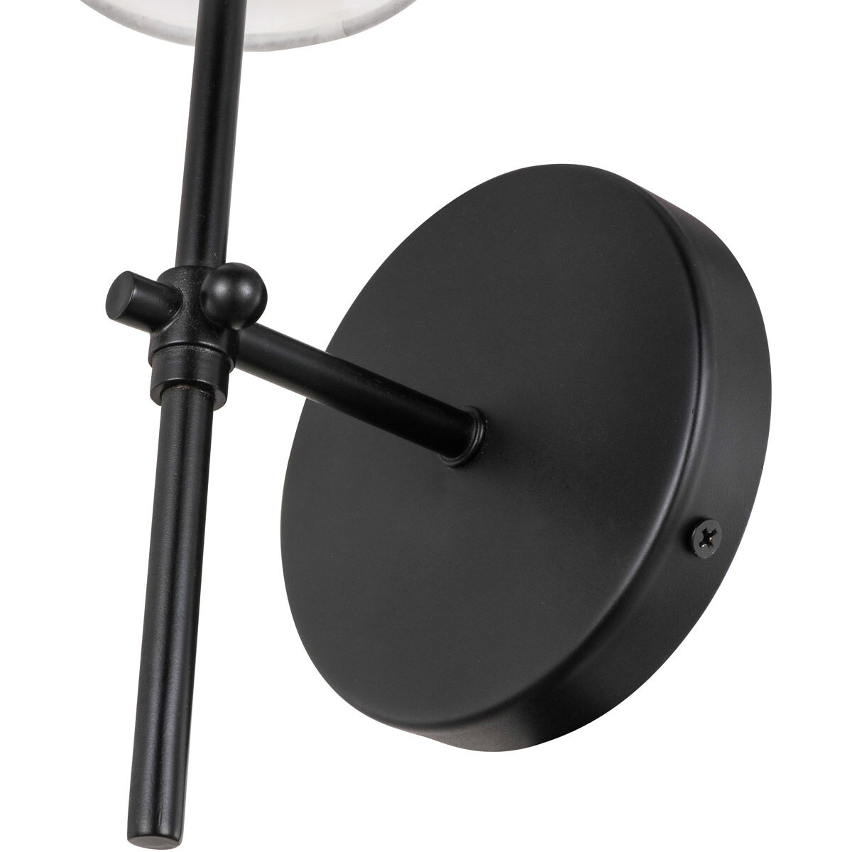 Mel 1 Light 5 inch Black Wall sconce Wall Light in Brass 