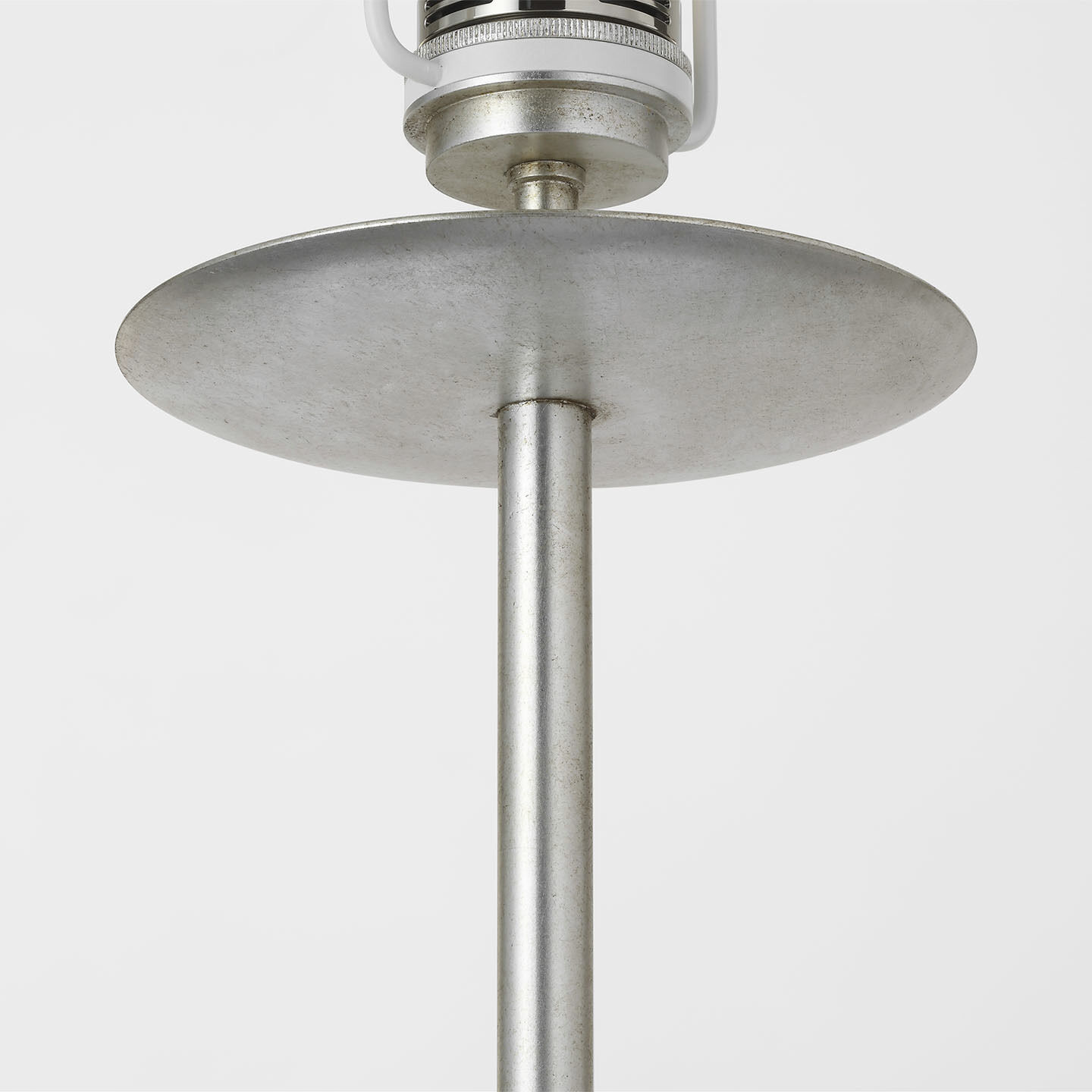 kate spade new york Walker 58 inch 4.6 watt Burnished Silver Leaf Cordless Floor Lamp Portable Light in Linen