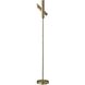 Vega 68 inch 24.00 watt Antique Brass Torchiere Portable Light