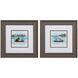 Animals Collection Green Framed Art
