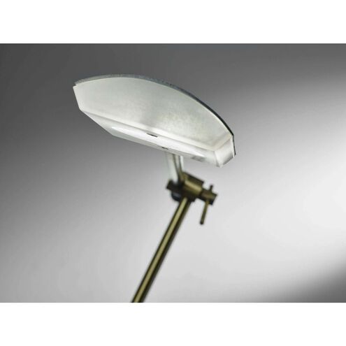 Vera 47 inch 6.00 watt Antique Brass Floor Lamp Portable Light