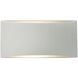 Ambiance LED 10 inch Matte White ADA Wall Sconce Wall Light