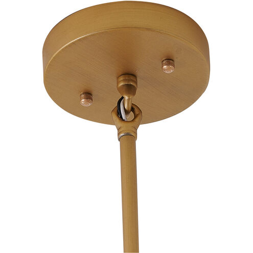 Canada 1 Light 9 inch Brass Outdoor Pendant