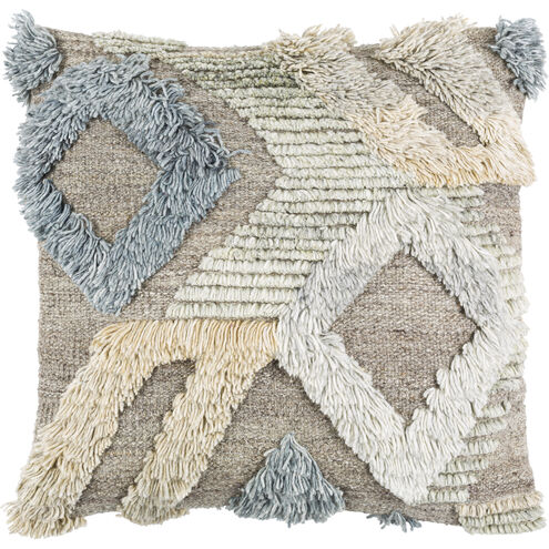 Baracoa 20 inch Gray Pillow Kit in 20 x 20, Square