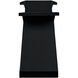 Gaston 30 X 25 inch Matte Black Console/Side Table