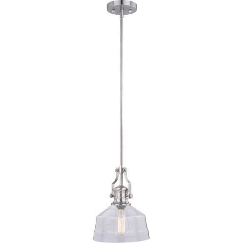 Beloit LED 9 inch Satin Nickel Mini Pendant Ceiling Light