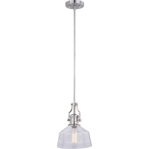 Beloit 1 Light 9 inch Satin Nickel Mini Pendant Ceiling Light