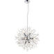 Flores 8 Light 20 inch Chrome Pendant Ceiling Light