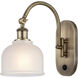 Ballston Dayton LED 6 inch Antique Brass Sconce Wall Light