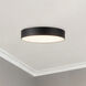 Musa 8.13 inch Black Flush Mount Ceiling Light
