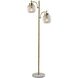 Natasha 62.25 inch 60.00 watt Antique Brass Floor Lamp Portable Light