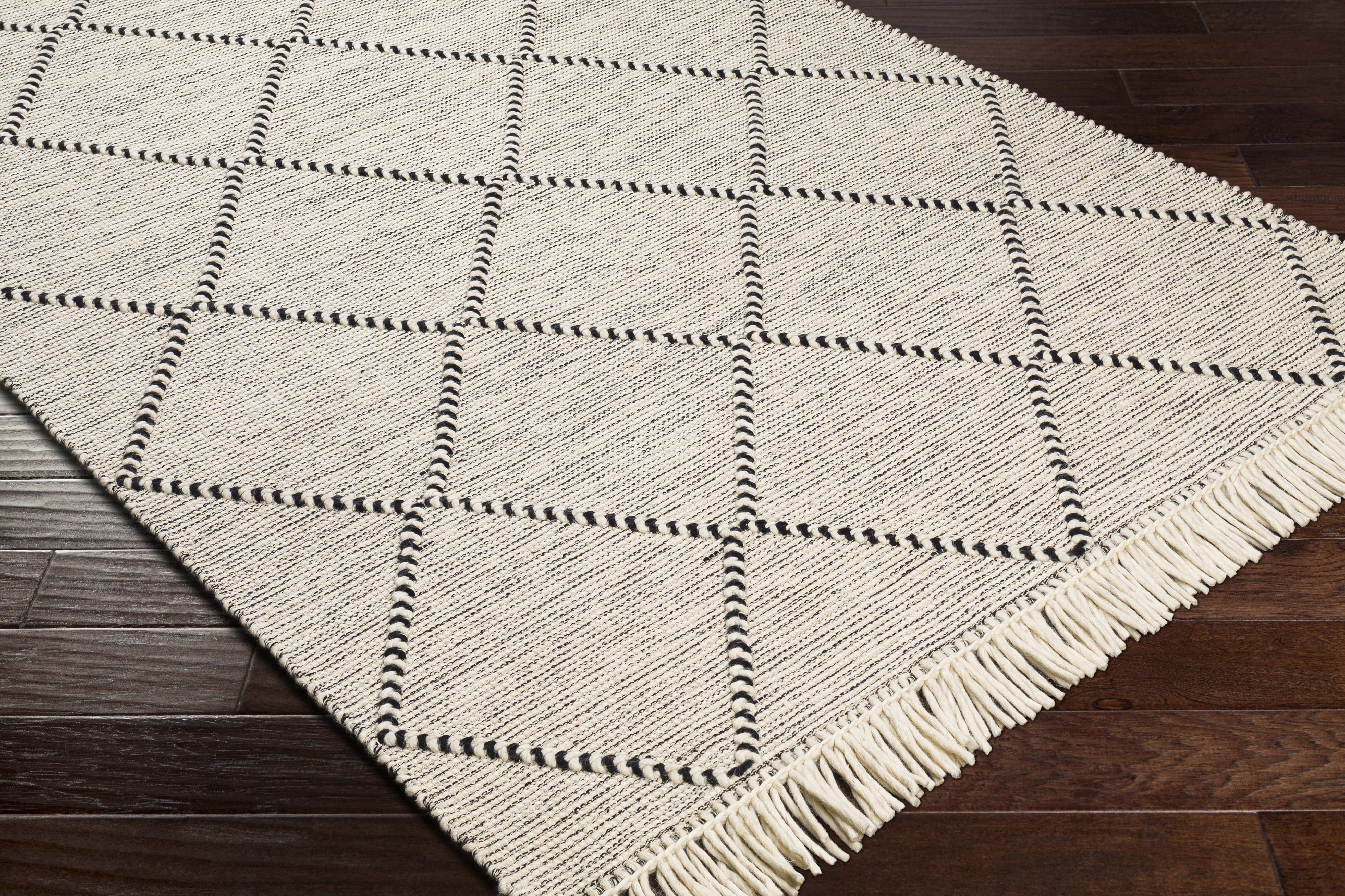 Uttar 144 X 106 inch Light Grey Rug in 9 x 12, Rectangle