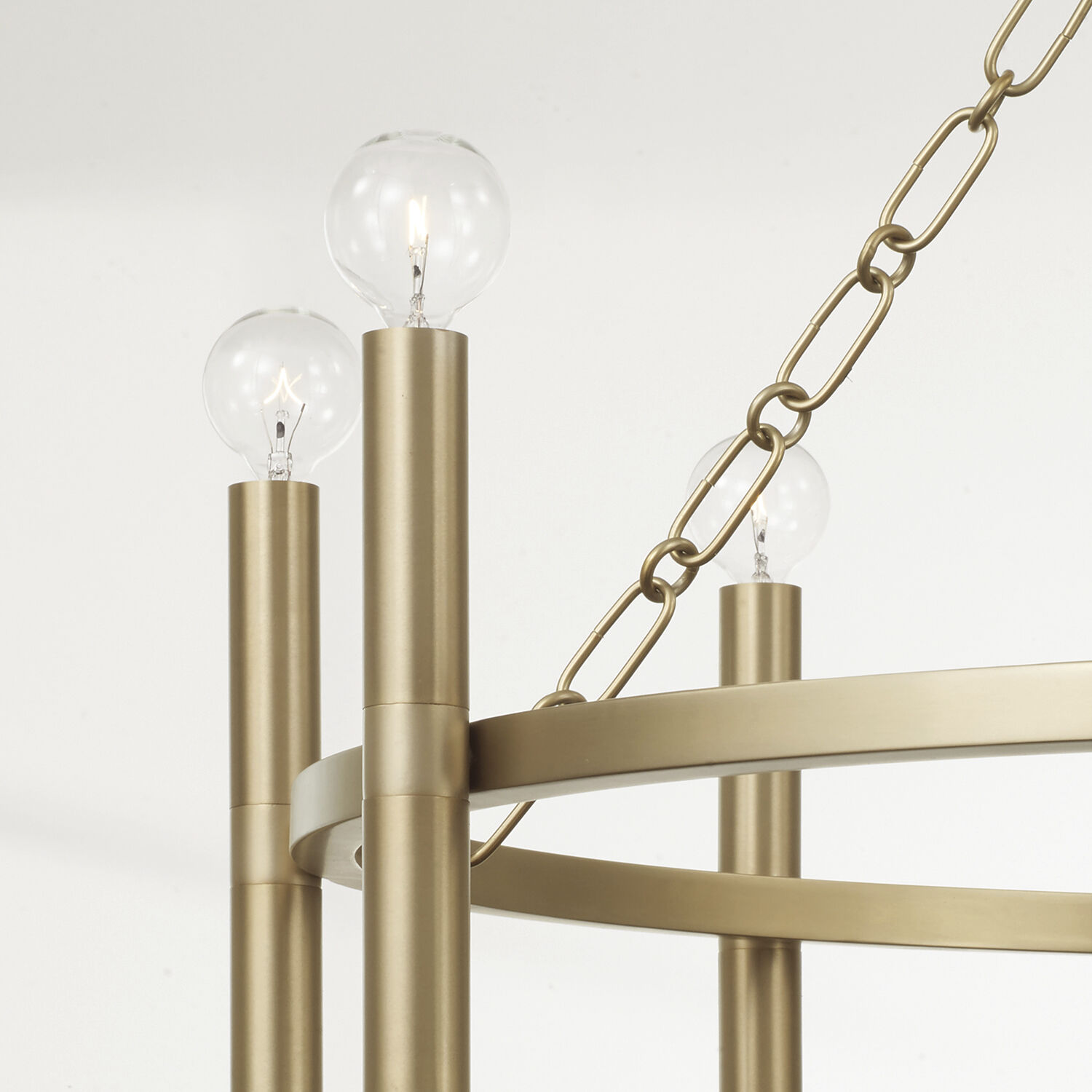 Winton 8 Light 28 inch Matte Brass Chandelier Ceiling Light