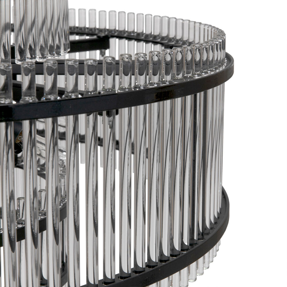 Rowan 8 Light 29 inch Matte Black Chandelier Ceiling Light