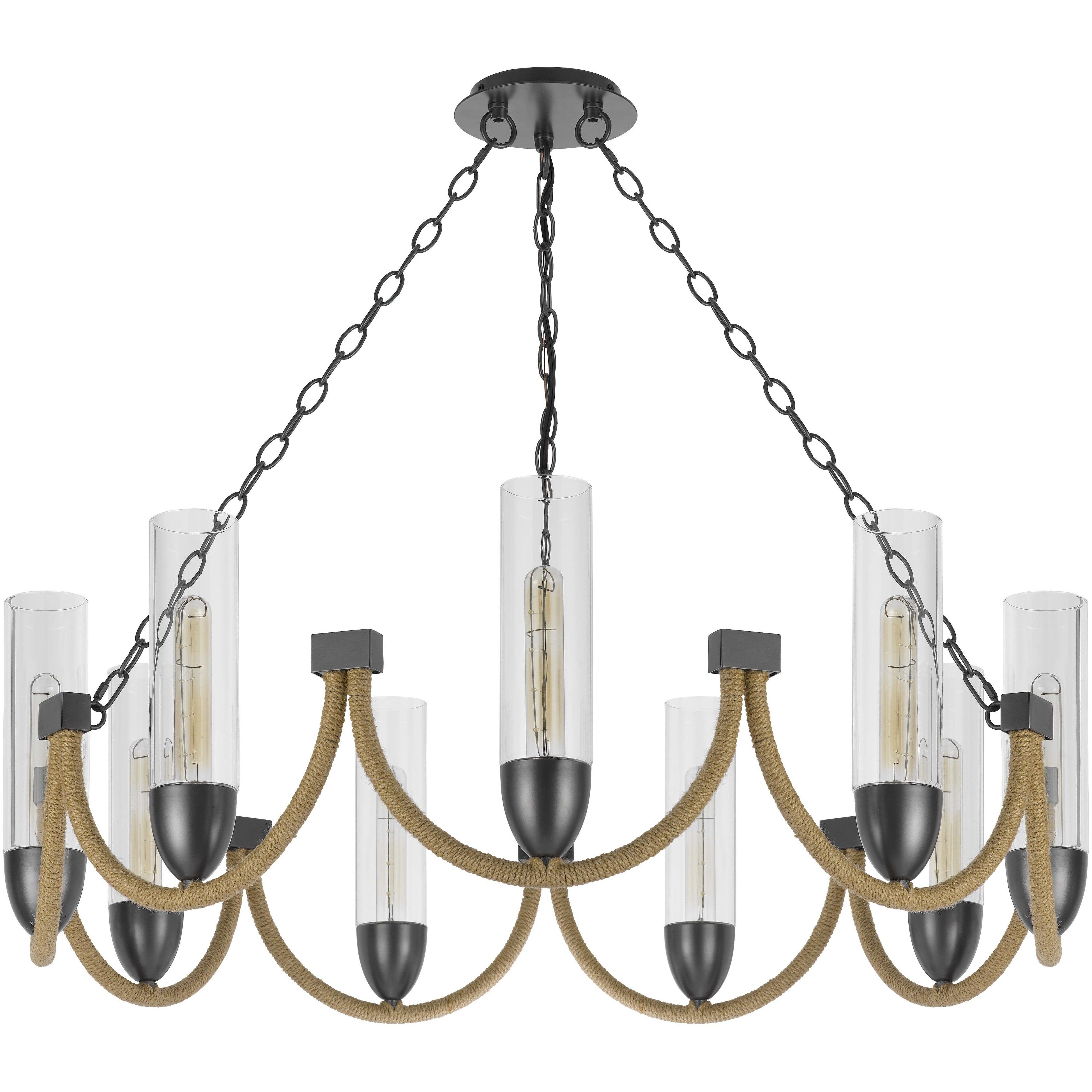 Argyle 9 Light 35.75 inch Dark Bronze Chandelier Ceiling Light