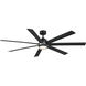 Pendry 72 72 inch Black Indoor/Outdoor Ceiling Fan