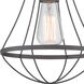 Ferguson 1 Light 9 inch Wrought Iron Pendant Ceiling Light