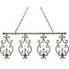 Montgomery 4 Light 44 inch Vintage Iron Island Ceiling Light