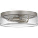 Rhett LED 12 inch Brushed Nickel Flush Mount Ceiling Light
