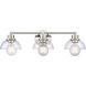 Julian 3 Light 24 inch Polished Nickel Vanity Light Wall Light