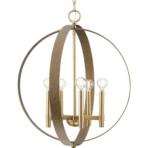 Allegheny 5 Light 22 inch Soft Gold Chandelier Ceiling Light, Design Series