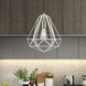 Knox 1 Light 12 inch Textured White with Antique Brass Accents Pendant Ceiling Light