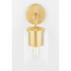 Lula 1 Light 5.25 inch Aged Brass Wall Sconce Wall Light