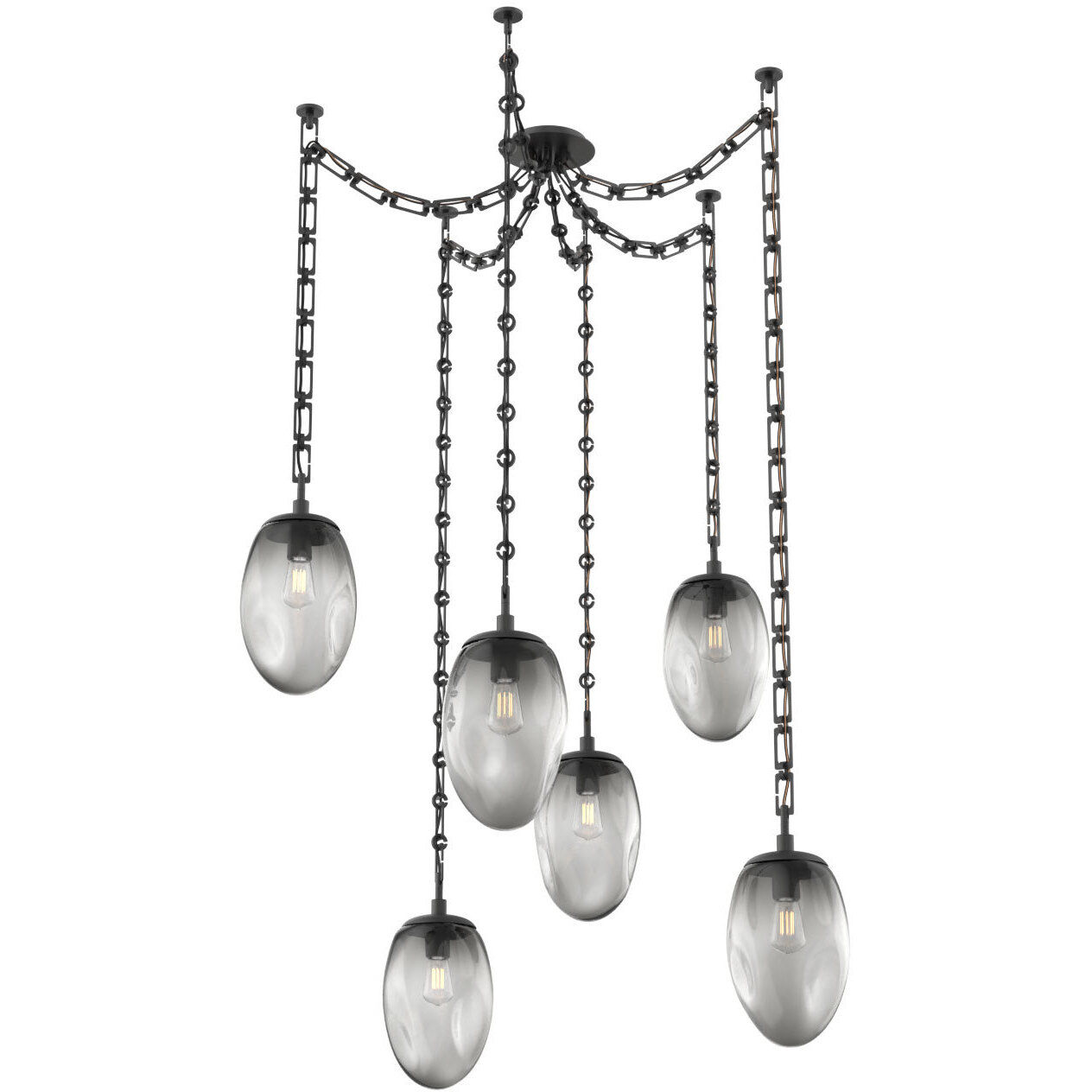 Meteo 6 Light 17.00 inch Pendant