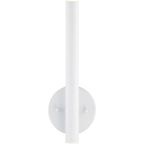 Forest LED 4.75 inch Matte White Wall Sconce Wall Light in Matte White Steel