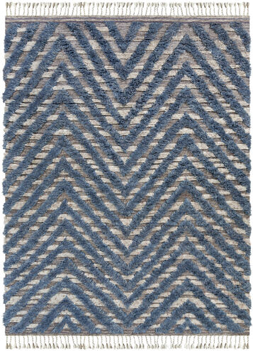 Sahara 120 X 96 inch Charcoal Rug in 8 x 10, Rectangle